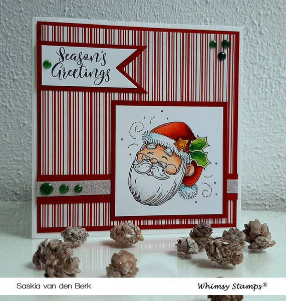 Santa's Jolly Smile - Digital Stamp - Whimsy Stamps