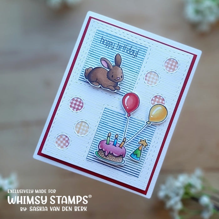 Micro Patterns Clear Stamps - Whimsy Stamps