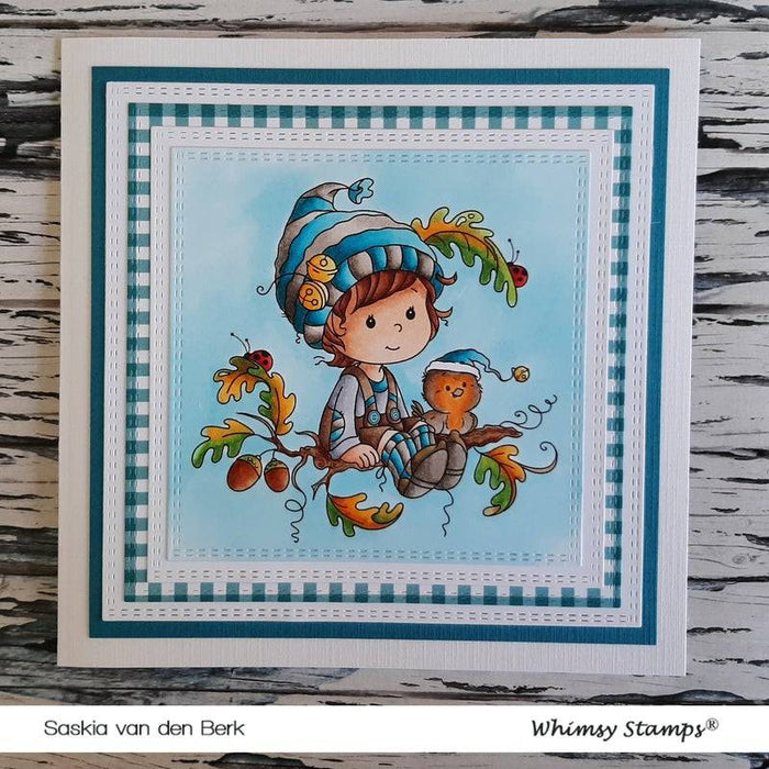 Oak Tree Boy - Digital Stamp - Whimsy Stamps