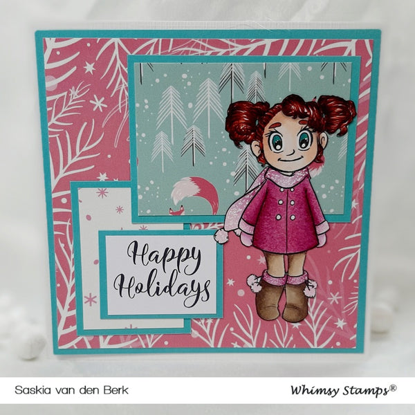 Winter Tia - Digital Stamp - Whimsy Stamps