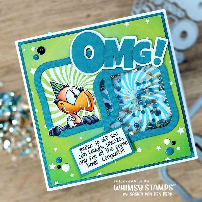 Connected Tiles Frame Die - Whimsy Stamps