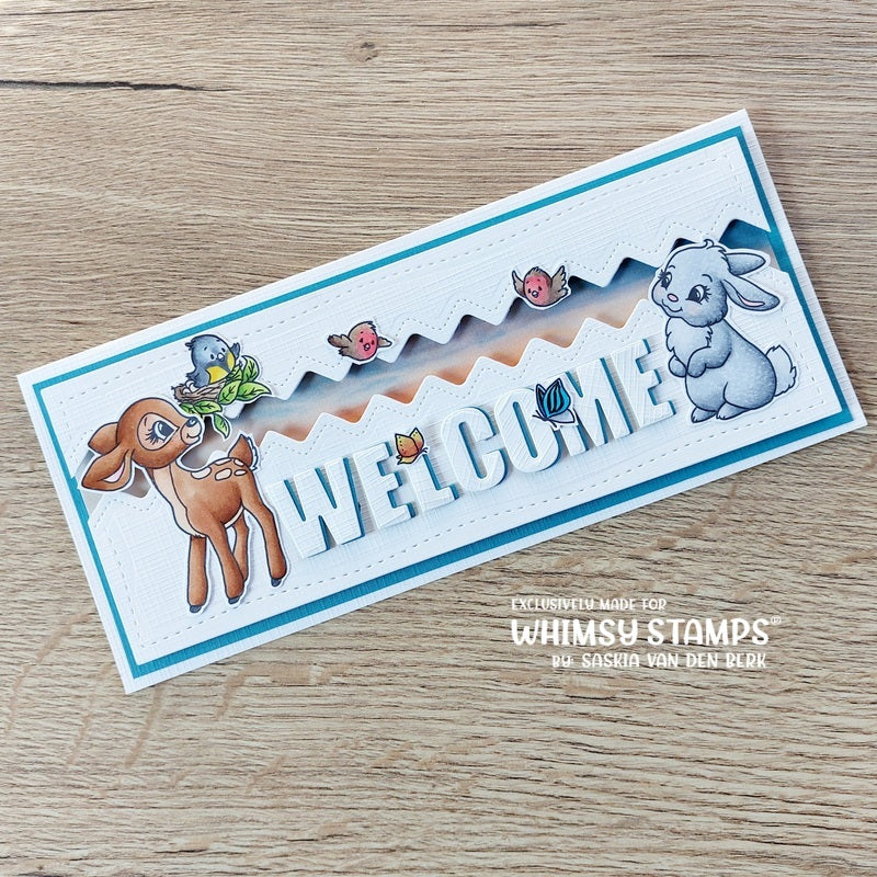 **NEW Woodland Critters Clear Stamps - Whimsy Stamps