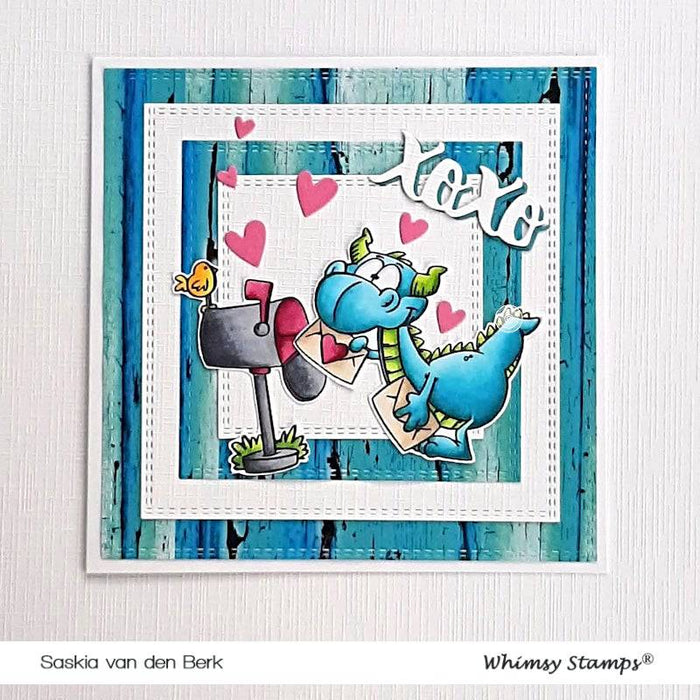 Dudley's Mailed with Love Clear Stamps - Whimsy Stamps