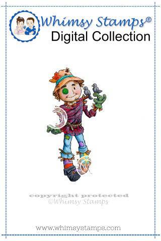 Scarecrow - Digital Stamp - Whimsy Stamps