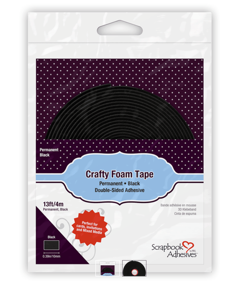 Crafty Foam Tape Black - Whimsy Stamps