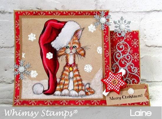 Scruffy Cat Set - Digital Stamp - Whimsy Stamps