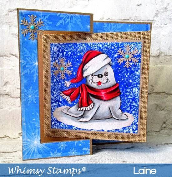 Seal on Ice - Digital Stamp - Whimsy Stamps