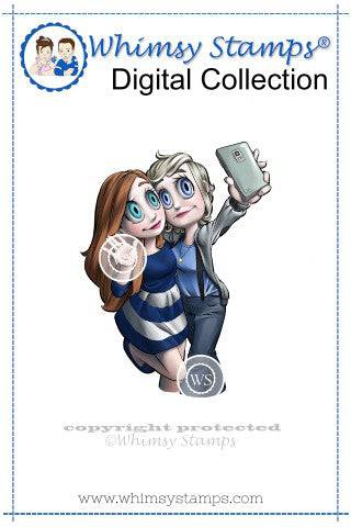 Selfie - Digital Stamp - Whimsy Stamps