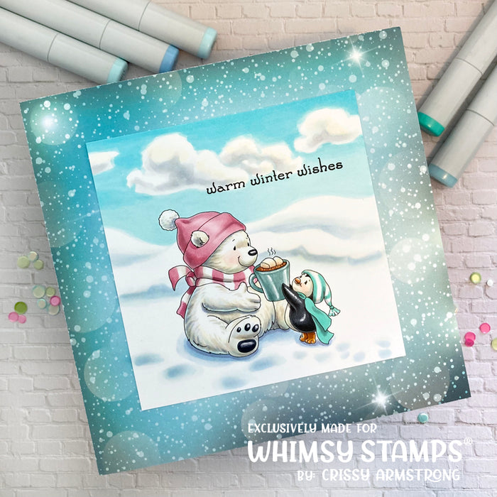 6x6 Paper Pack - Blurry Flurries - Whimsy Stamps