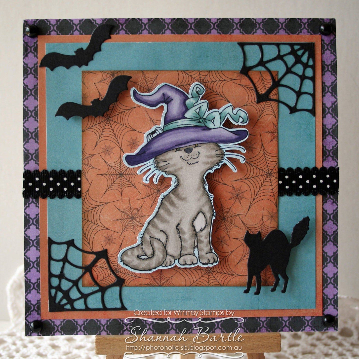 Cat Witch - Digital Stamp - Whimsy Stamps