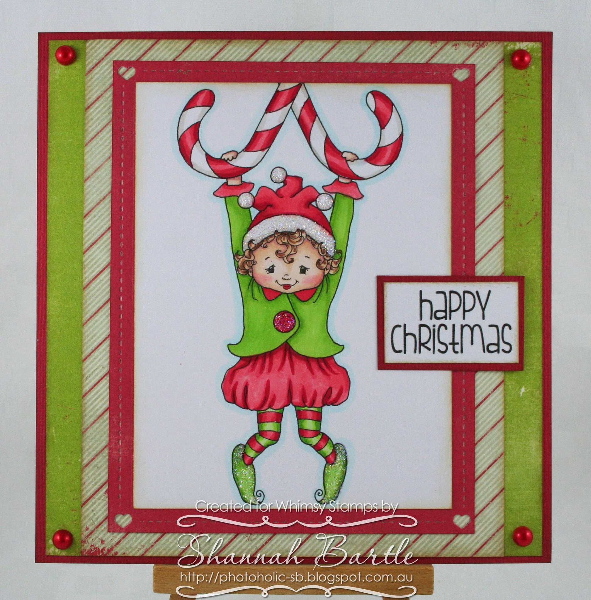 Addie the Acrobat - Digital Stamp - Whimsy Stamps