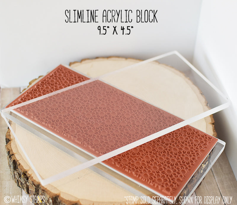 Slimline Acrylic Stamping Block
