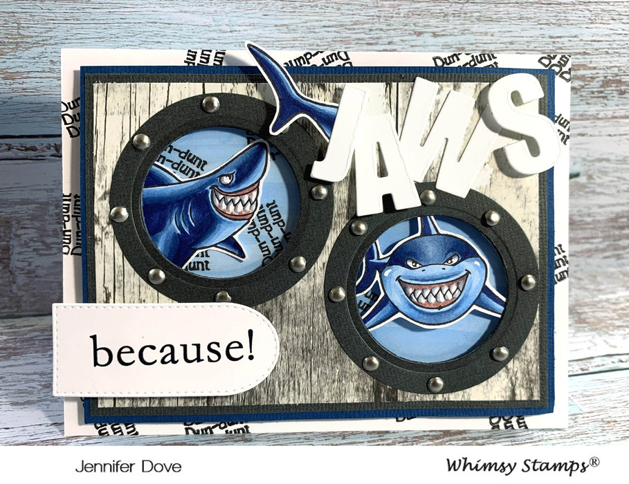 Snark Attack Clear Stamps - Whimsy Stamps