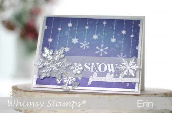 Snow Dangle Stencil - Whimsy Stamps