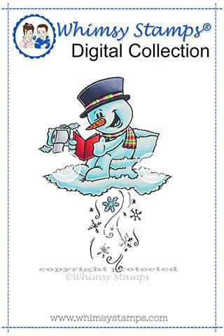 Snowflake Maker - Digital Stamp - Whimsy Stamps