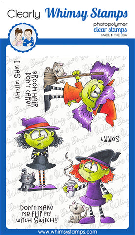 **NEW So Witchy Clear Stamps - Whimsy Stamps