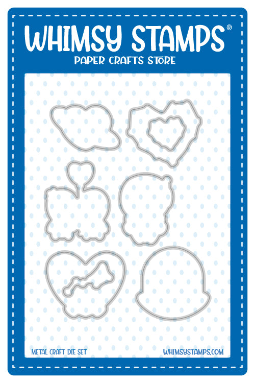 *NEW Space Moonies Outlines Die Set - Whimsy Stamps