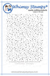 **NEW Speckles Background Rubber Cling Stamp - Whimsy Stamps