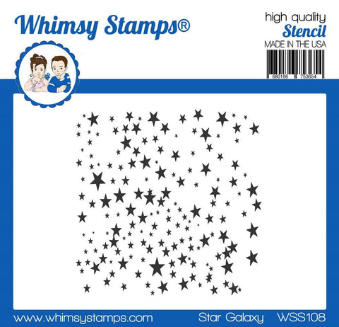 Star Galaxy Stencil - Whimsy Stamps