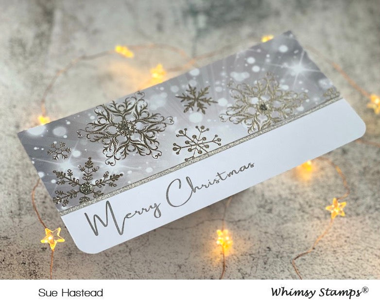 Sentiment Assortment - Merry Christmas Clear Stamps - Whimsy Stamps