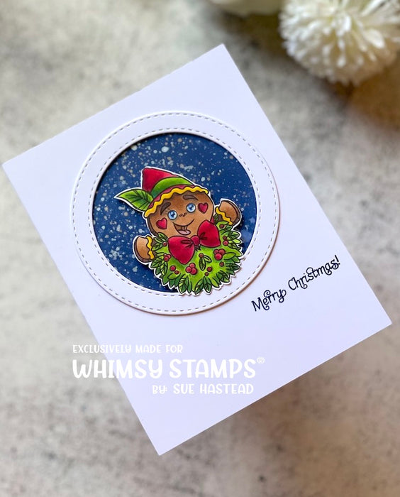 **NEW Gingerbread Dreams Clear Stamps - Whimsy Stamps