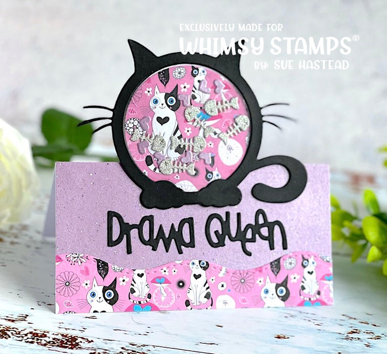 **NEW Kitty Frame Die - Whimsy Stamps
