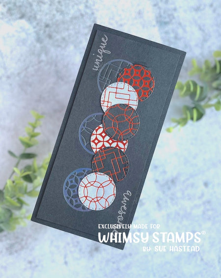 **NEW Medallions Modern Hot Foil Plates - Whimsy Stamps