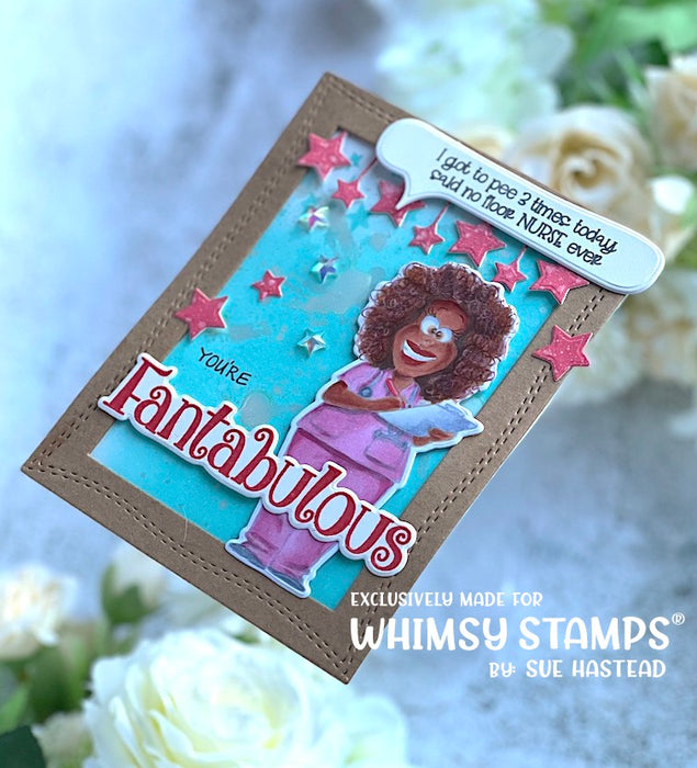 **NEW Fantabulous Outlines Die Set - Whimsy Stamps