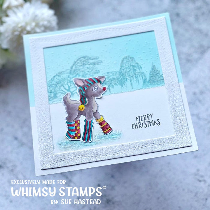 **NEW Reindeer Games - Shine Bright Clear Stamps - Whimsy Stamps