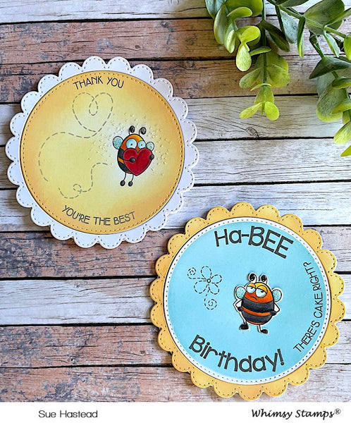 **NEW Scallop Circle Frames Die Set - Whimsy Stamps