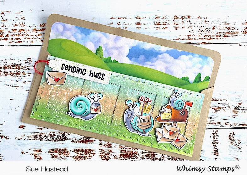 **NEW Slimline Envelope Builder Die Set - Whimsy Stamps