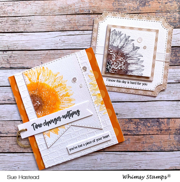 Sympathy Life Goes On Clear Stamps - Whimsy Stamps