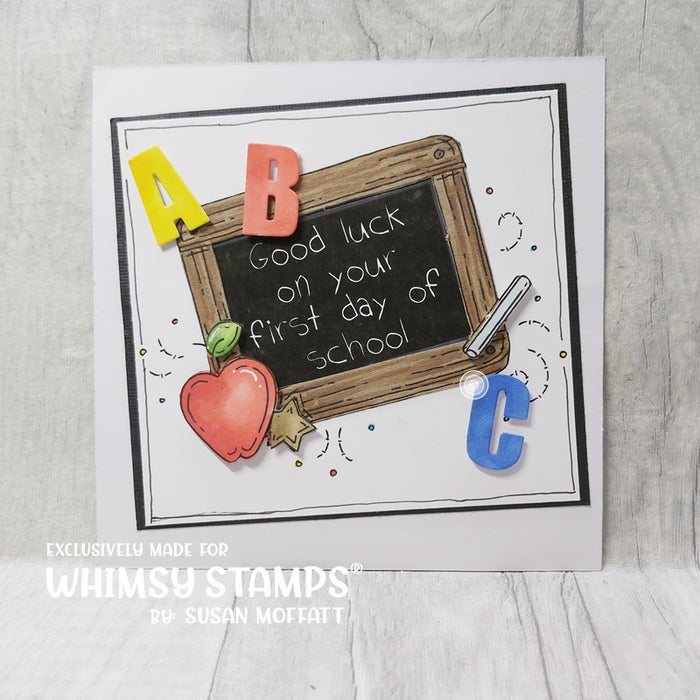 Little Chalk Board - Digital Stamp - Whimsy Stamps