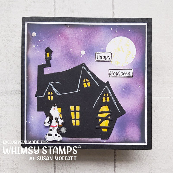 Trick or Treat House Clear Stamps - Whimsy Stamps