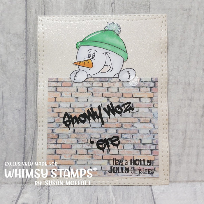 Snowman Fun - Digital Stamp - Whimsy Stamps