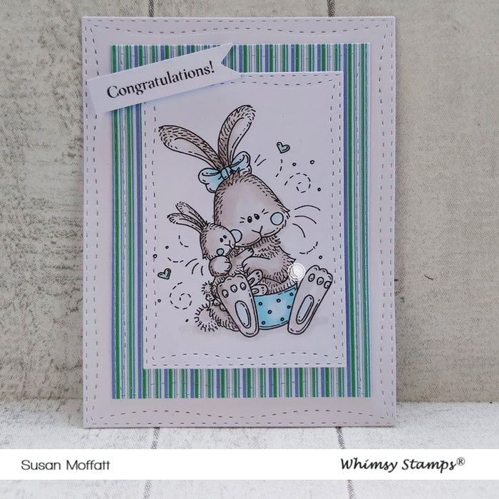 Cuddle Bun Baby - Digital Stamp - Whimsy Stamps