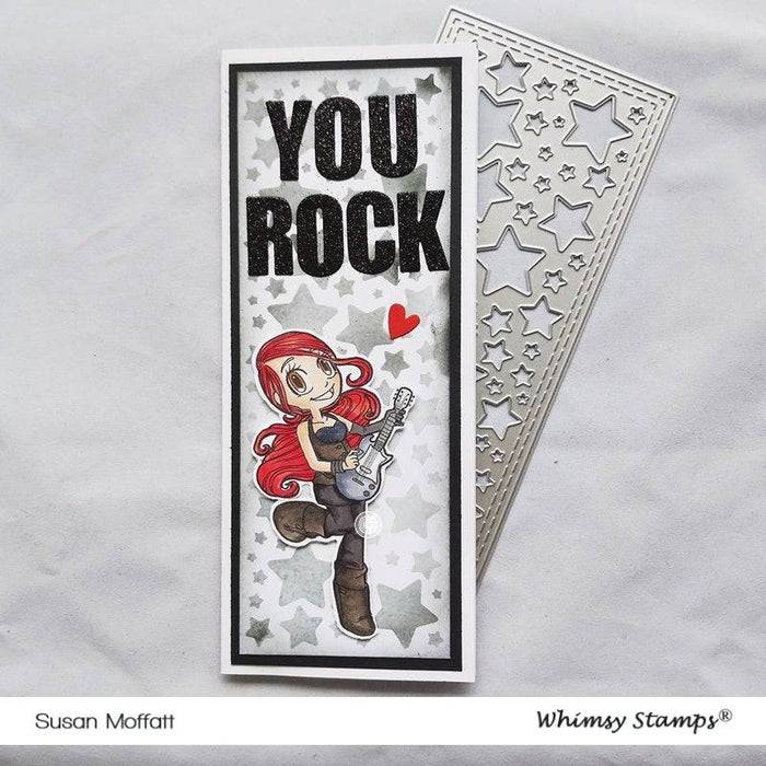 Rocker Mae - Digital Stamp– Whimsy Stamps