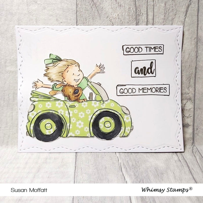 Ride Sally Ride - Digital Stamp - Whimsy Stamps