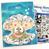 **NEW Toner Card Front Pack - A2 Shells 1 - Whimsy Stamps