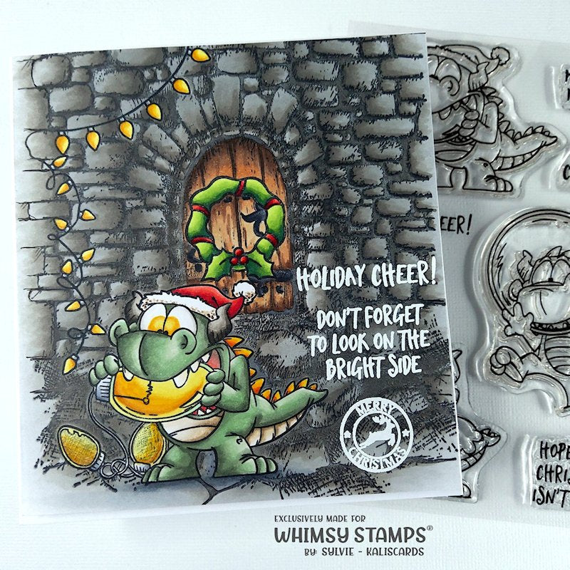 **NEW Dudley's Christmas Clear Stamps - Whimsy Stamps