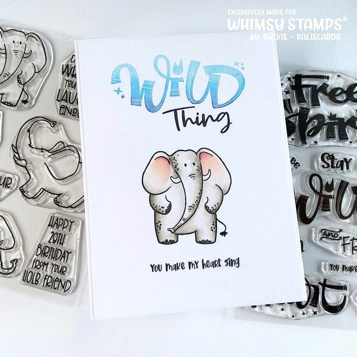 **NEW Free Spirit Clear Stamps - Whimsy Stamps