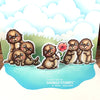 **NEW Otter Variety 2 Outline Die Set - Whimsy Stamps