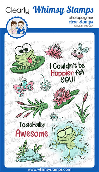 **NEW Toadally Awesome Clear Stamps - Whimsy Stamps