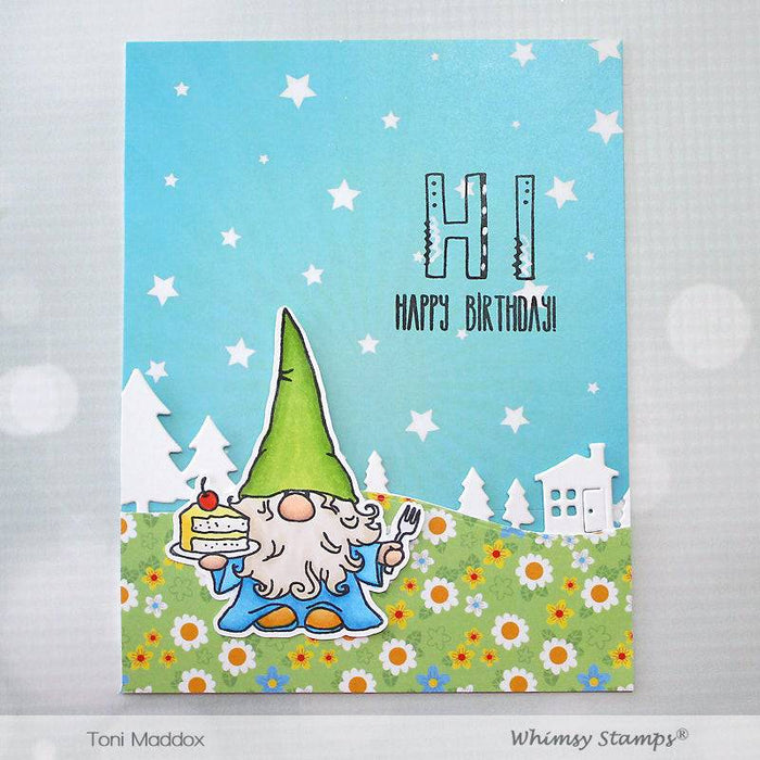 Gnome Birthdays Clear Stamps - Whimsy Stamps