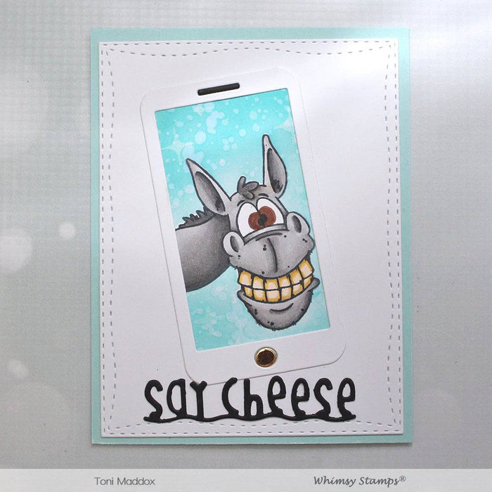 Wonky Donkey Clear Stamps - Whimsy Stamps