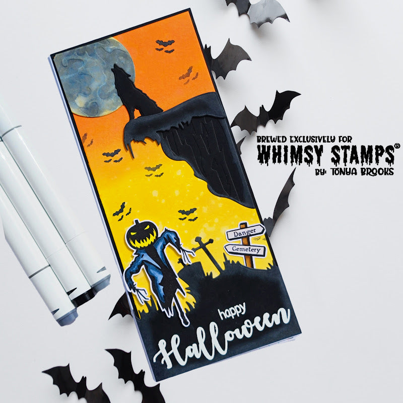 Howling Night Die Set - Whimsy Stamps