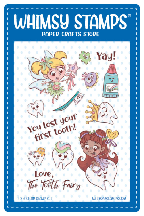 **NEW Tooth Fairy Clear Stamps - Whimsy Stamps