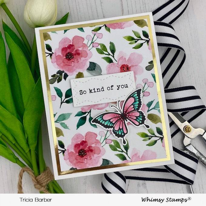 6x6 Paper Pack - Fabulous Florals - Whimsy Stamps