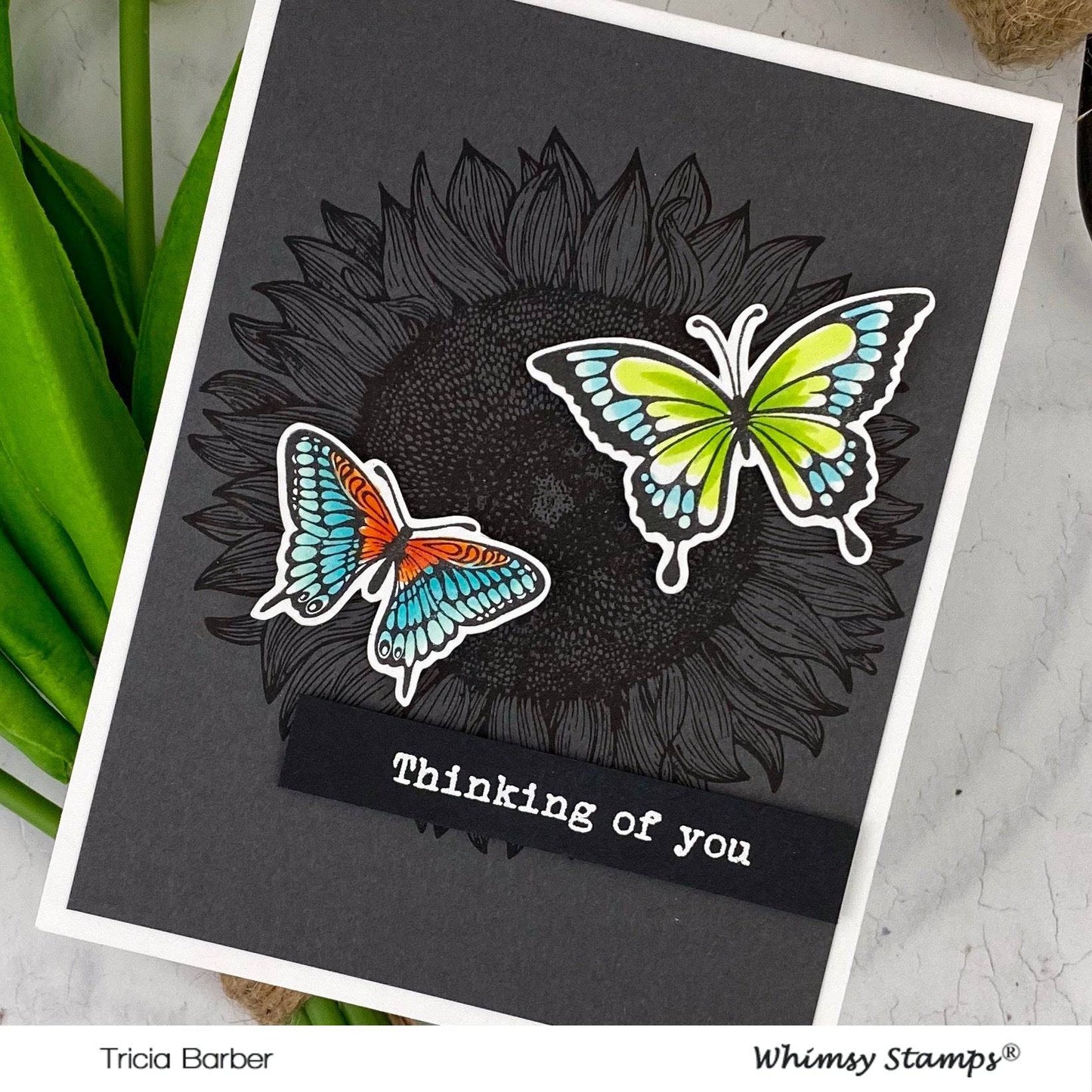 Butterflies Clear Stamps - Whimsy Stamps