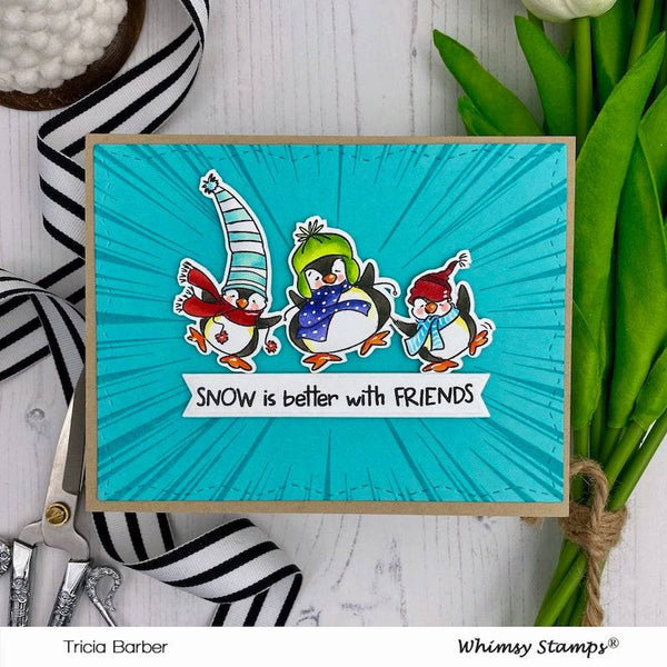 Happy Feet Clear Stamps - Whimsy Stamps